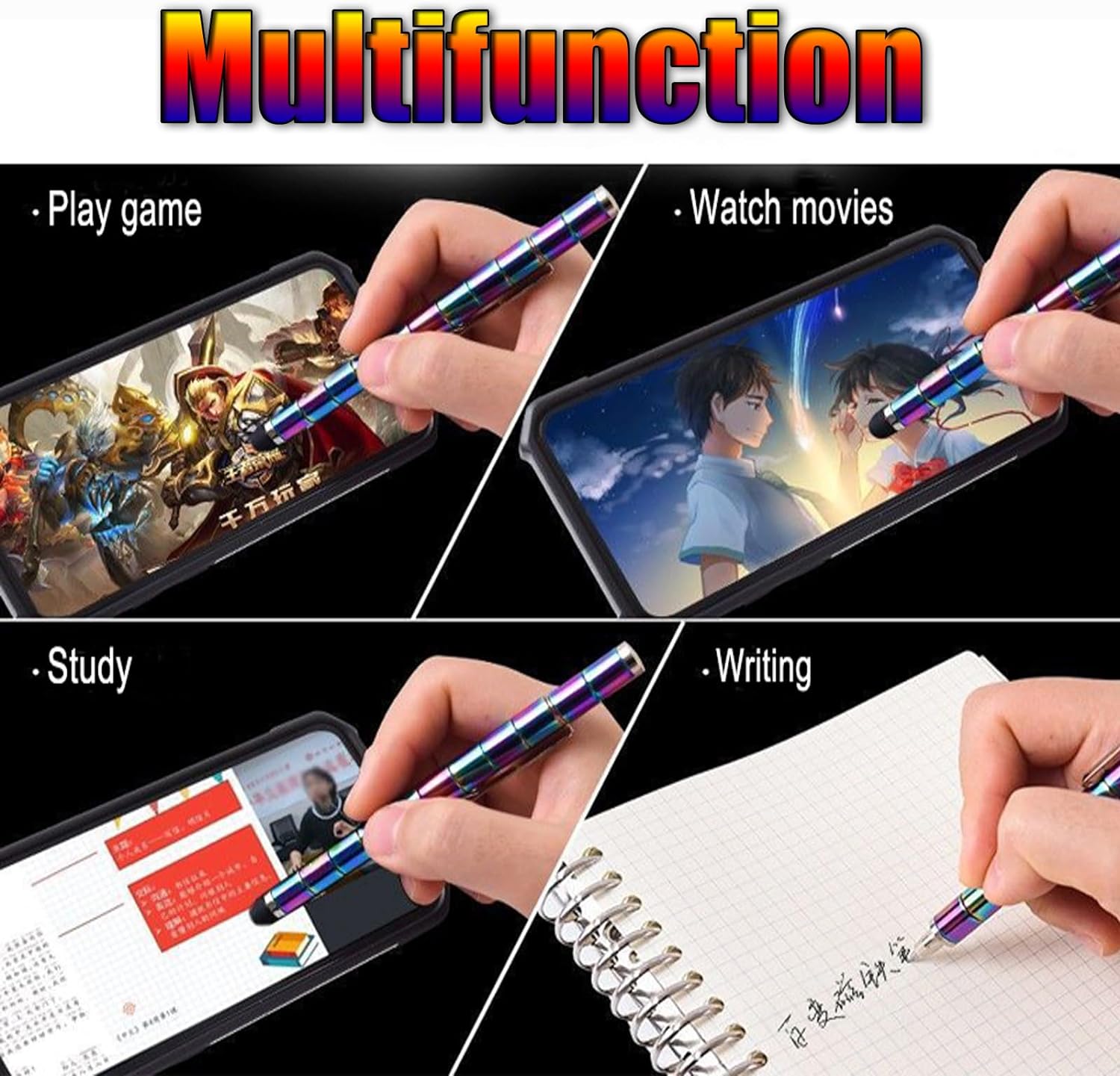 Valentines Day Gifts for Kids Magnetic Fidget Pen, Decompression Magnetic Toy Pen,Funny Gifts for Teen Boys Girls Gift,Kid Novelty Gadget Gif t, Birthday Gif t,Valentine Classroom Gift s (Small Black) - Image 5