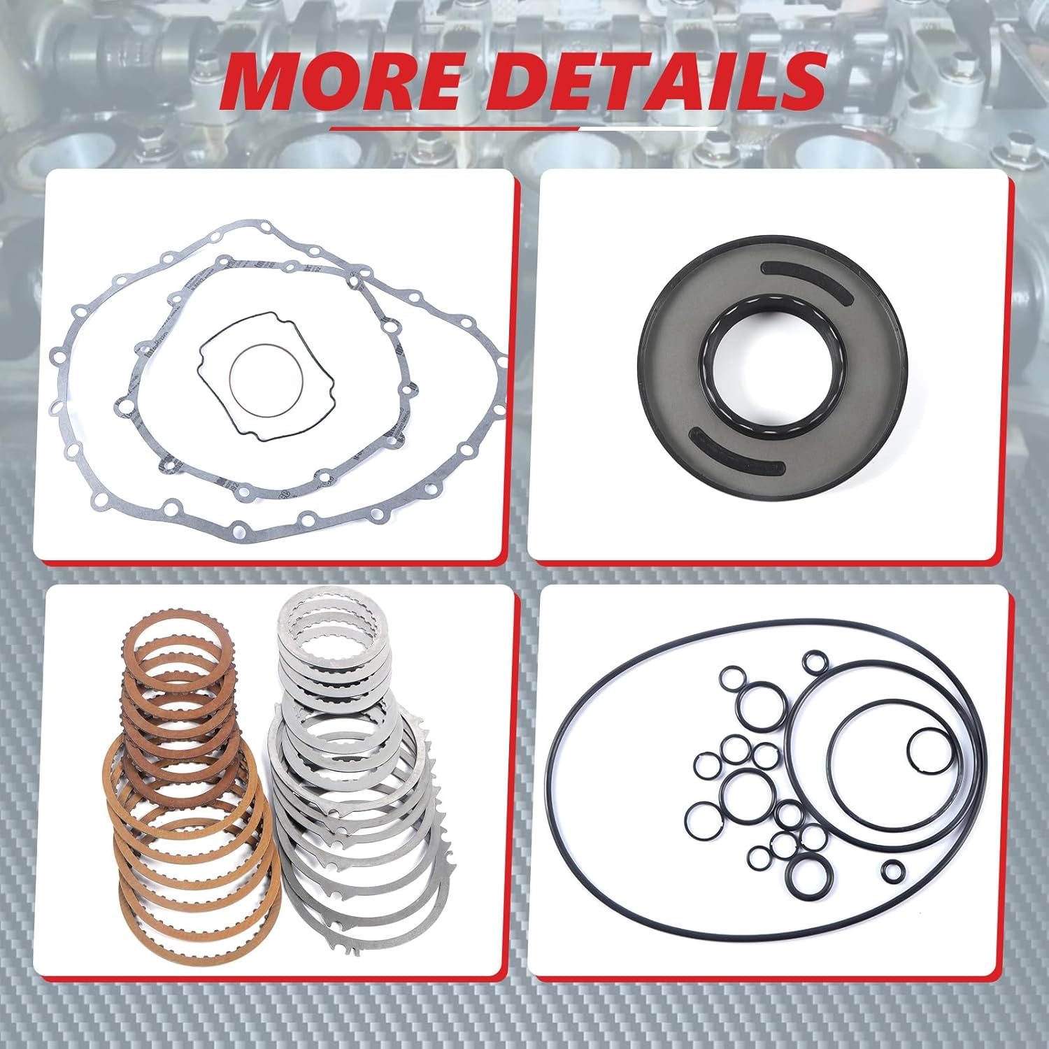 Auto Transmission CVT Master Overhaul Rebuild Kit T10900E Fits for A4 A5 A6 A7 0AW VL381 T10902E T151080B T151081A 1set Transmission Rebuild Kit