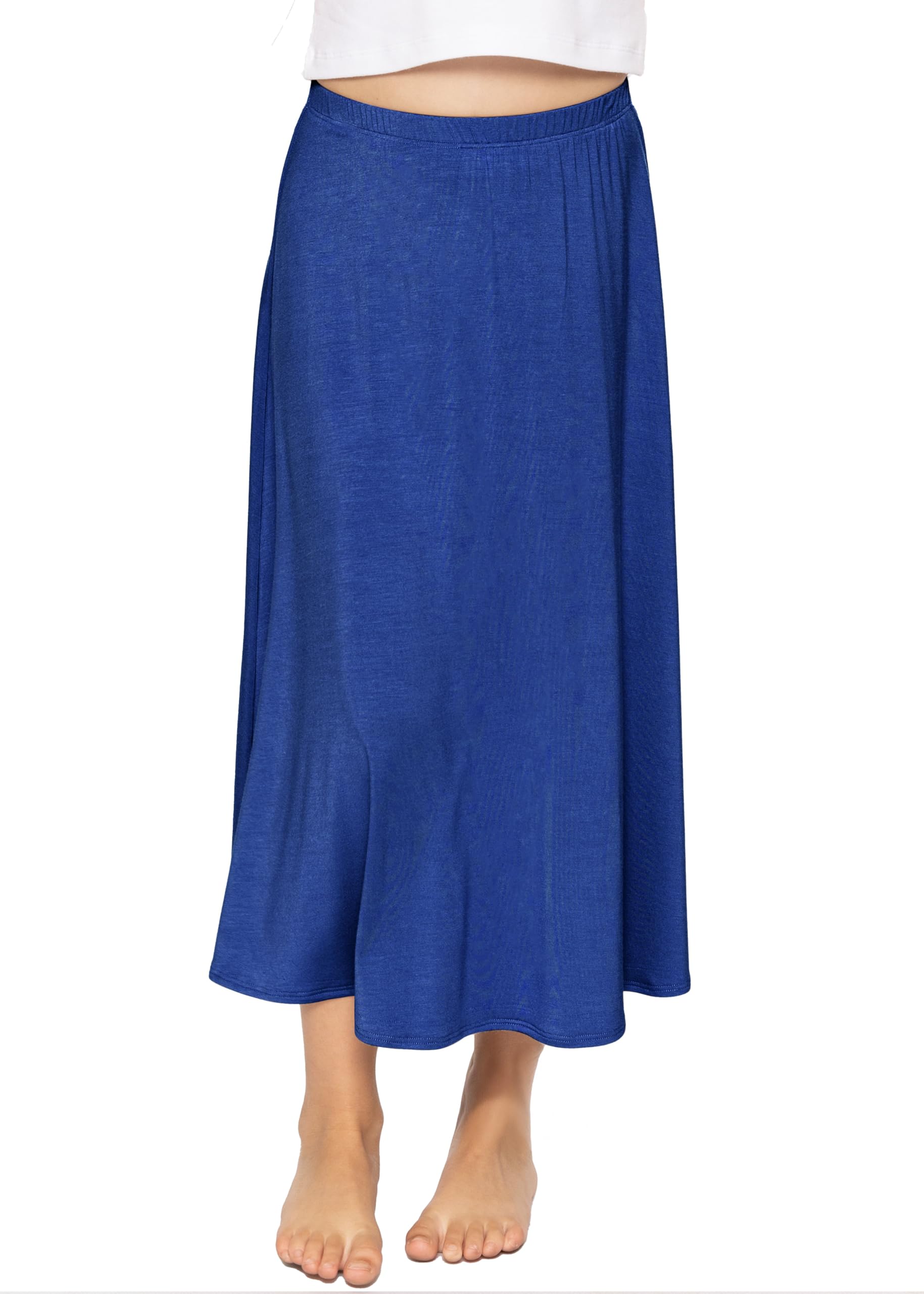 STRETCH IS COMFORT Girls Skirts Flowy A Line Knee Length and Ankle Length