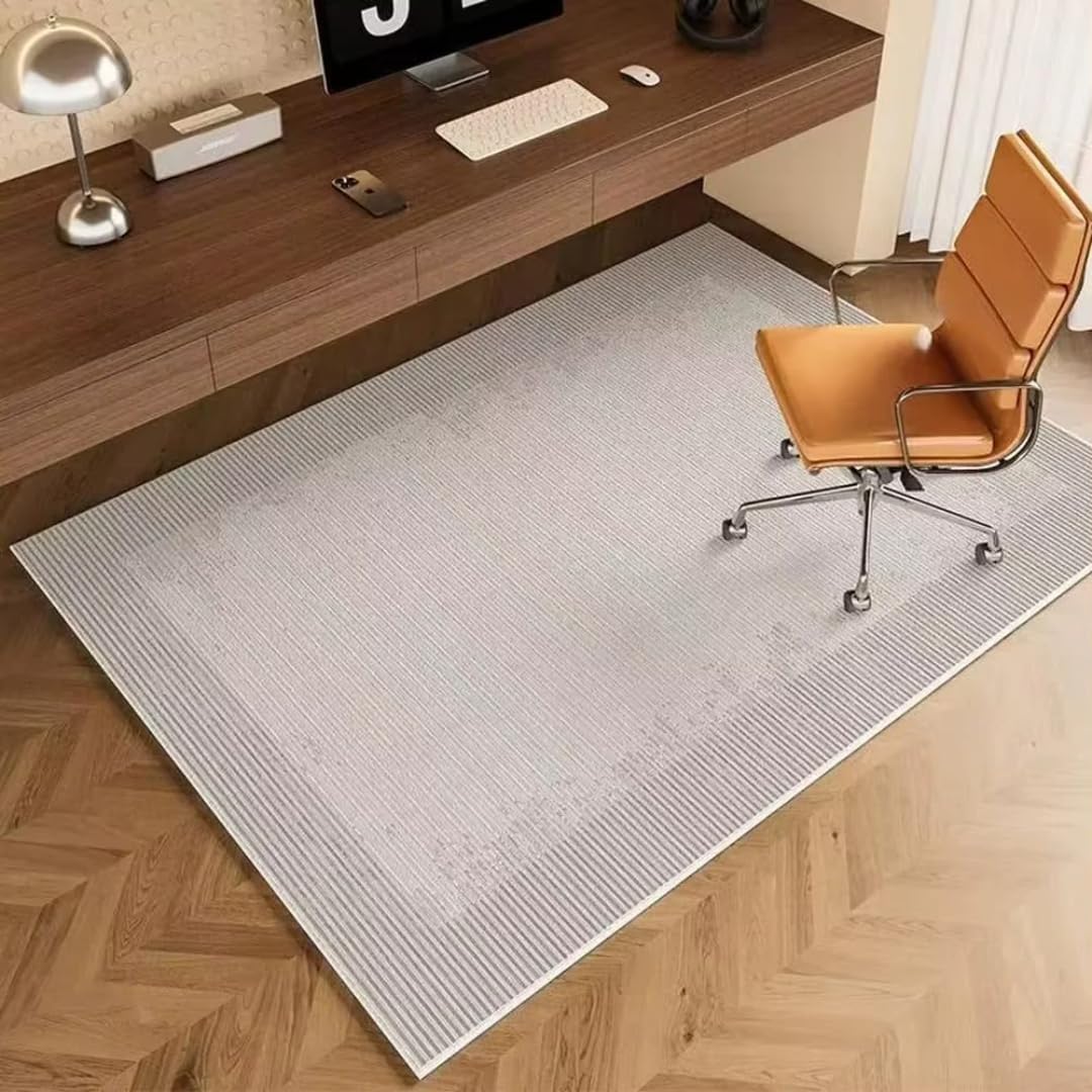 Tapis de salon design géométrique finitions premium 140 x 200 cm LSJR-8