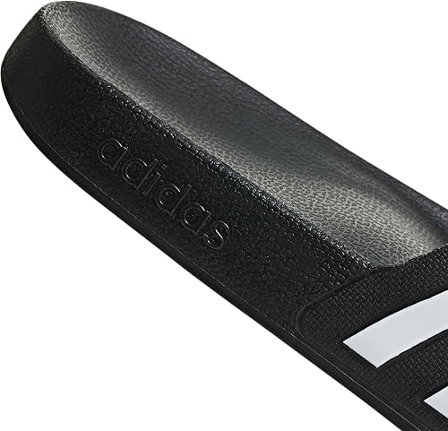 adidas Mixte Adilette Aqua Slides Slipper, Core Black / Cloud White / Core Black, 43 EU - 5