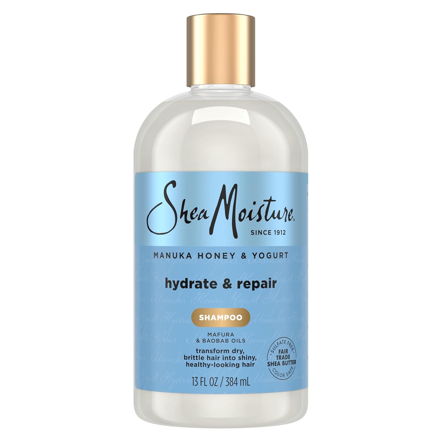 Shea Moisture Shampoo Hydrate and Repair for Damaged Hair with Manuka Honey and Shea Butter 13 oz 13 Fl Oz (Pack of 1) - Image 1 of 10