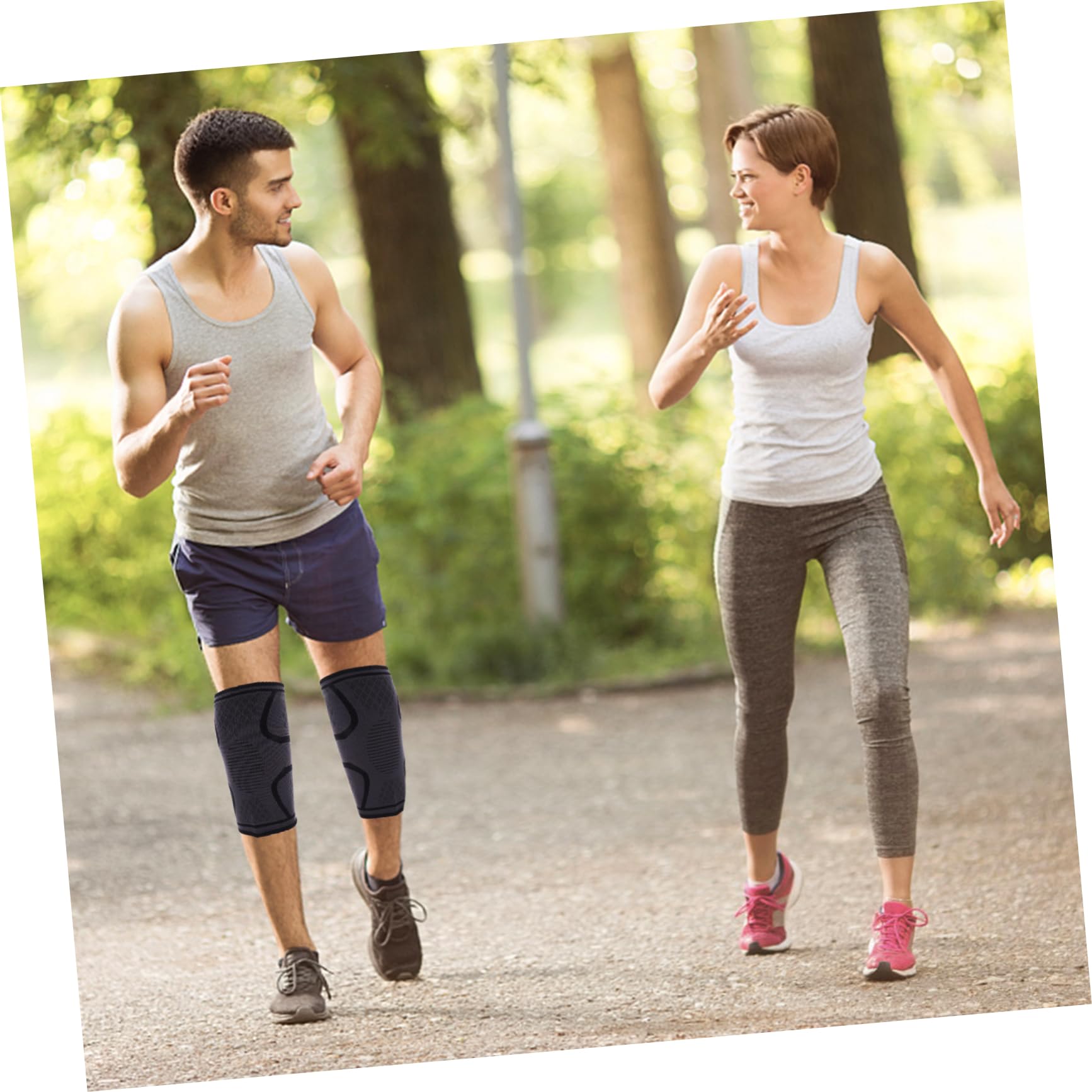 TOVINANNA Ergonomic Sports Pads Warm Knee Sleeves for Basketball Running Volleyball