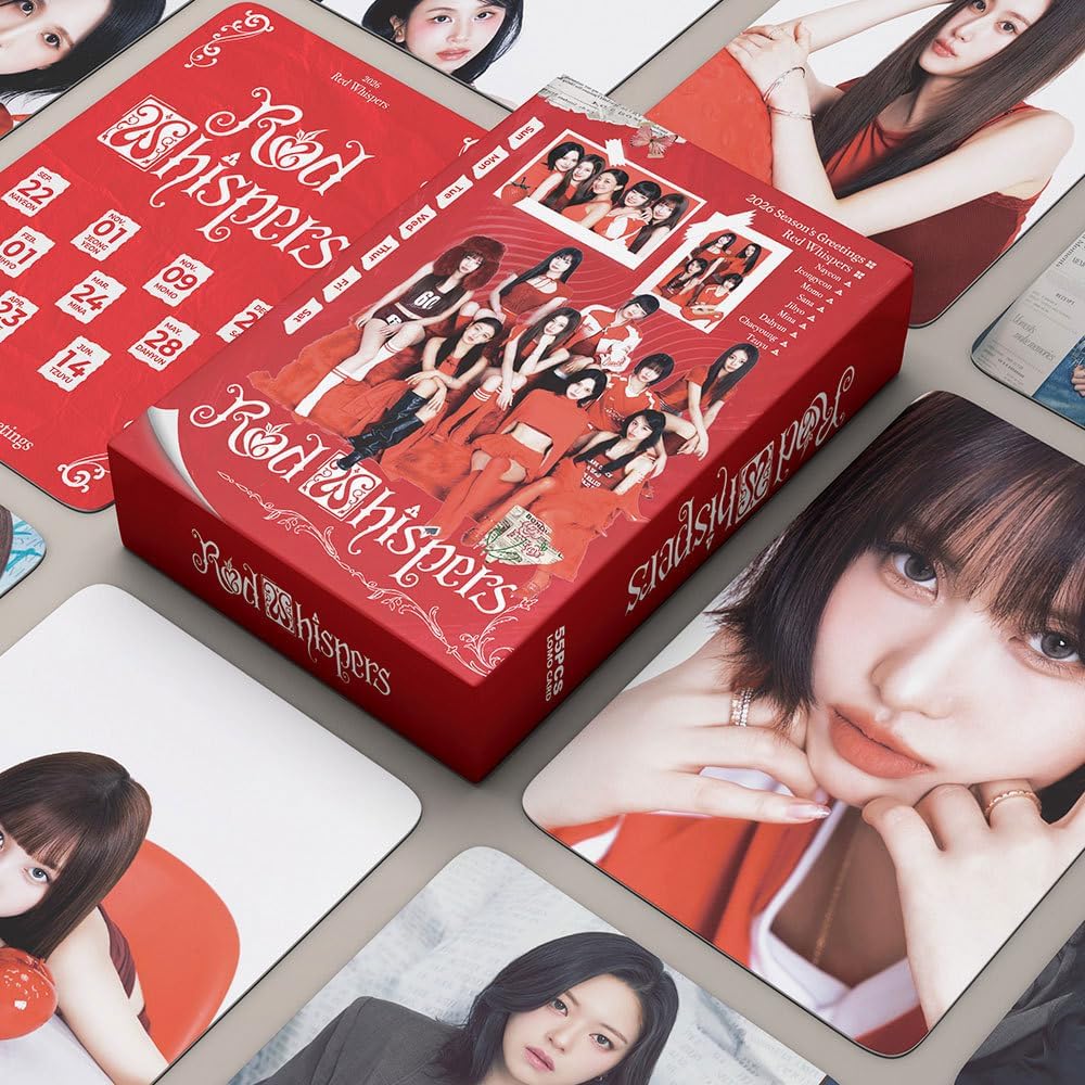 New Lomo Cards for Gift and Fans Collection (55PCS-Red) - Image 2