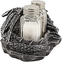 Vista 4 de Ebros Gift Juego de figuras de dragón durmiente gótico medieval con diseño de dragón dormido, 5.75 pulgadas de largo como Calabozos y Dragones