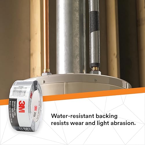 Miniatura 4 de Cinta adhesiva 3M 2929, color plata, 1-22/25 pulgadas x 50 yardas 5.8 mils, Plateado, 1