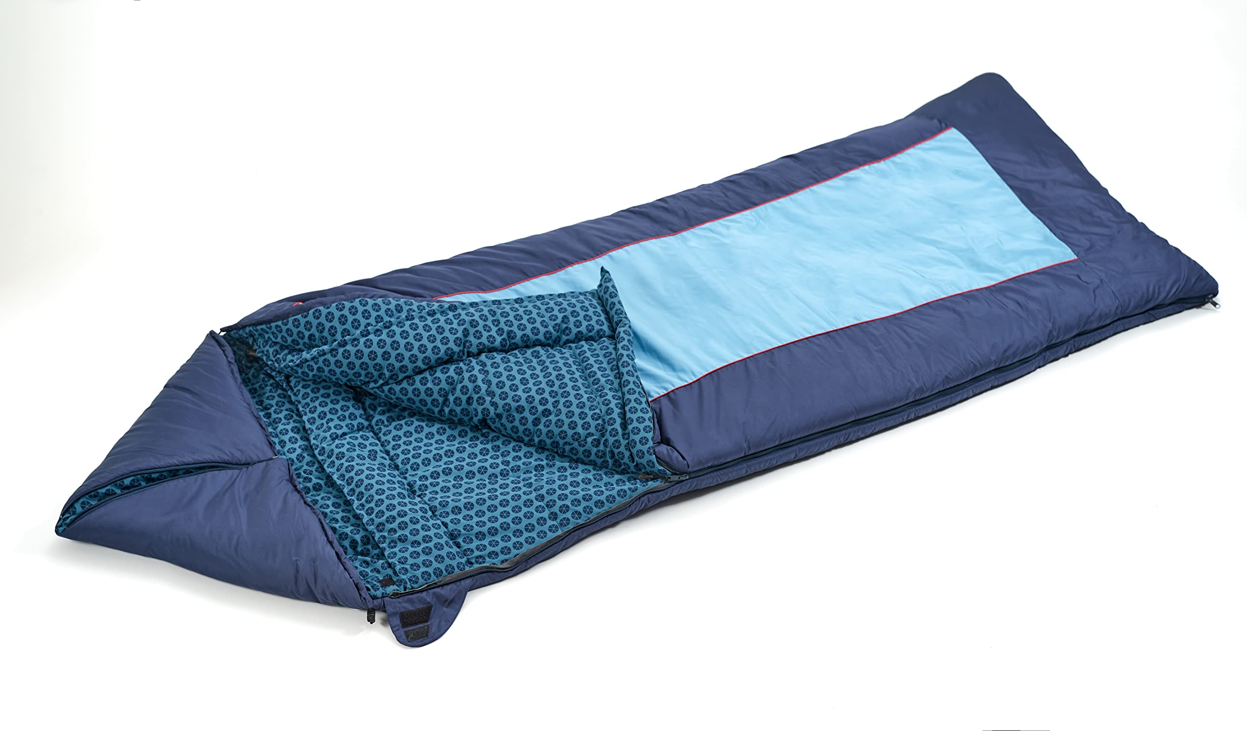 Lestra Outdoor Gavarnie XL Sac de Couchage rectangulaire - T° Confort 09° - T° Limite 04° - Garnissage synthétique - Adulte - 190+30 x 80 cm - 1,9Kg