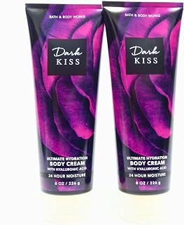 Bath & Body Works Body Cream, Gift Set of 2, 8oz Each (Dark Kiss)
