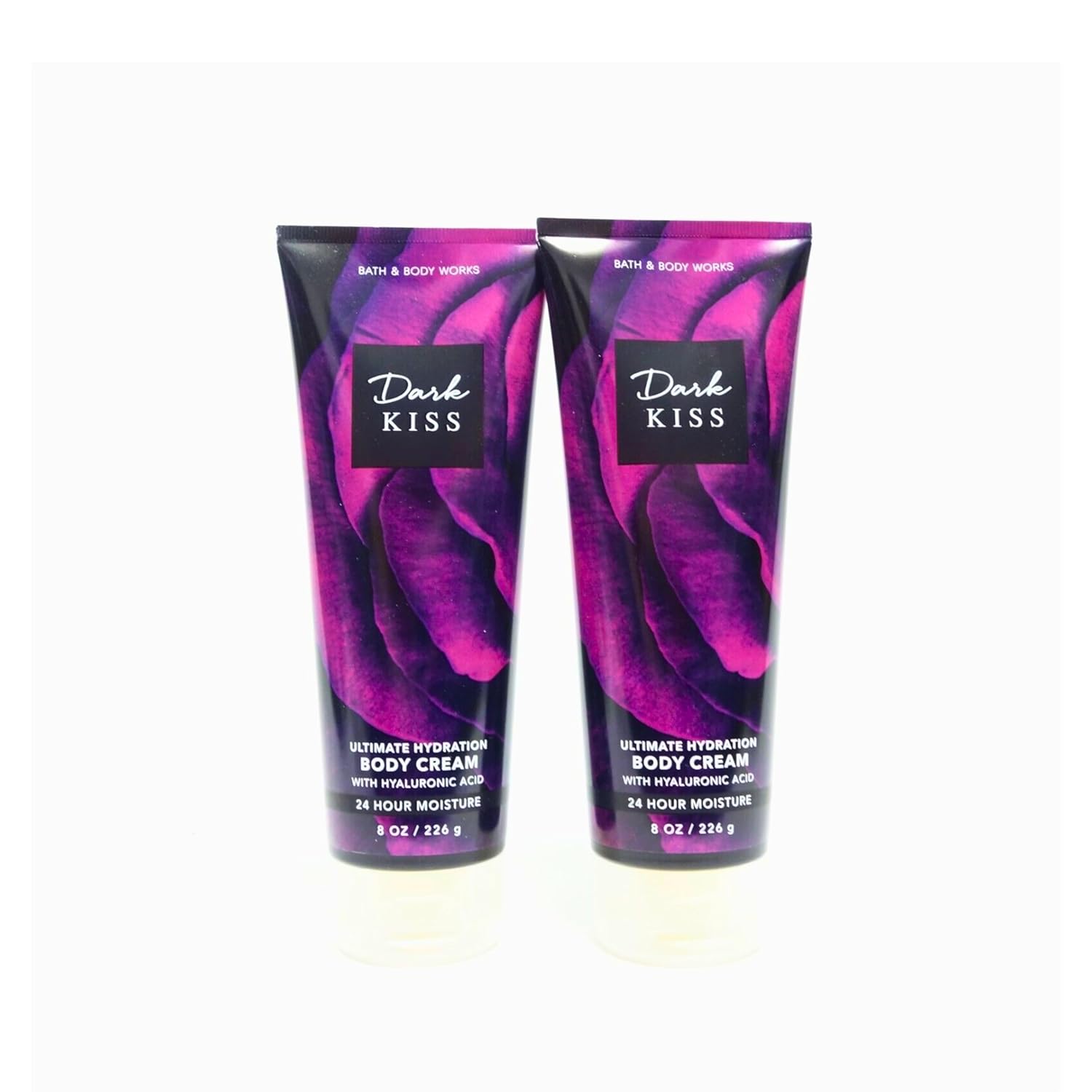 Bath & Body Works Body Cream, Gift Set of 2, 8oz Each (Dark Kiss)