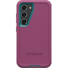 OtterBox Galaxy S23 Defender Series Case - Canyon Sun Pink, Rugged & Durable, with Port Protection, Includes Holster Clip Kickstand