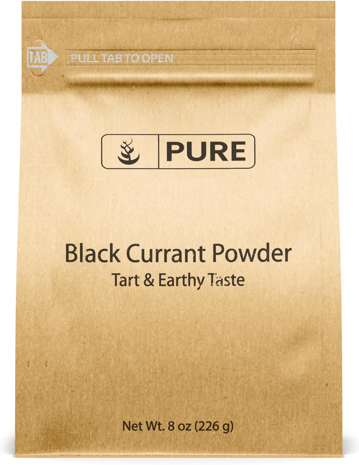 Pure Original Ingredients Black Currant Powder (8 oz) Smoothies & Shakes, Naturally Delicious, Tart & Earthy Taste