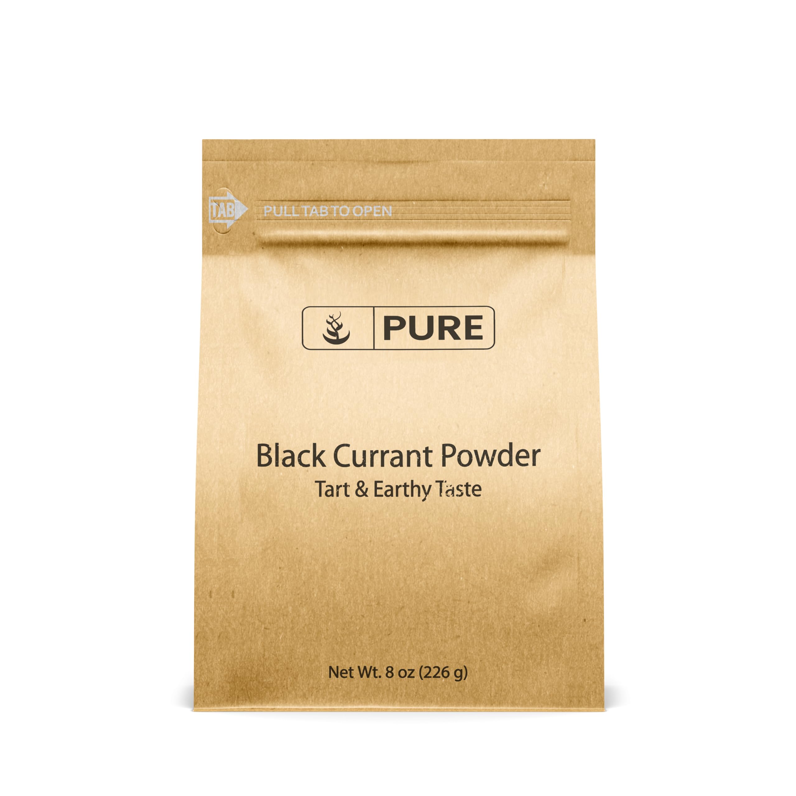 Pure Original Ingredients Black Currant Powder (8 oz) Smoothies & Shakes, Naturally Delicious, Tart & Earthy Taste