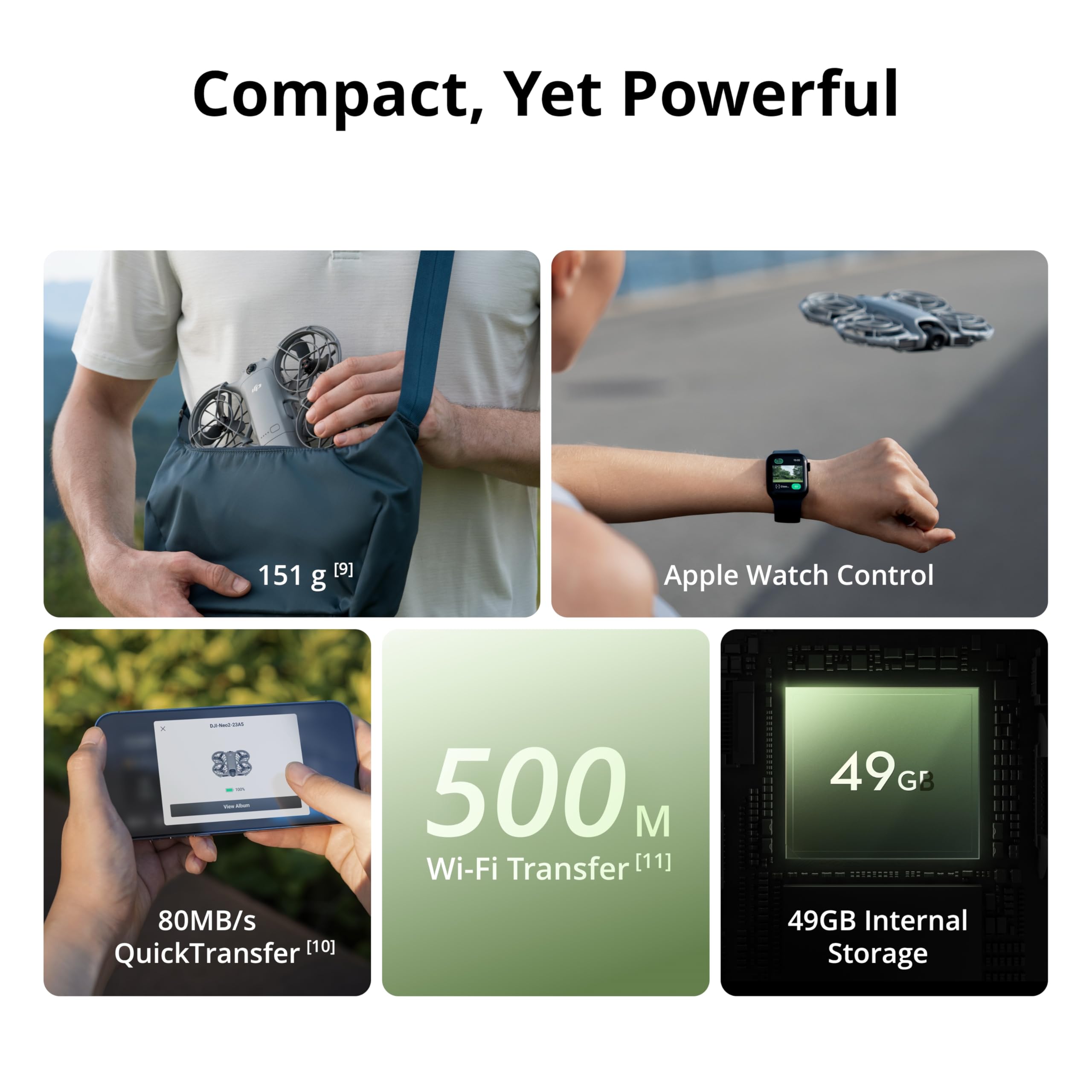 DJI Neo 2 Motion Fly More Combo With RC Motion 3 & Goggles N3, Stable Transmission With Digital Transceiver, 4K Drone for Beginners, FPV Flying, 3 Batteries