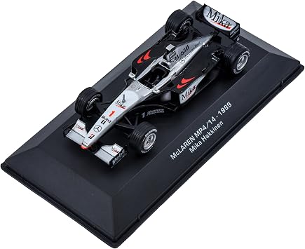 LUPPA 143 F1 Team MP4/14-1999 Collection Formula 1 Race # Model Inspired by Mika Hakkinen Diecast Collectible Model