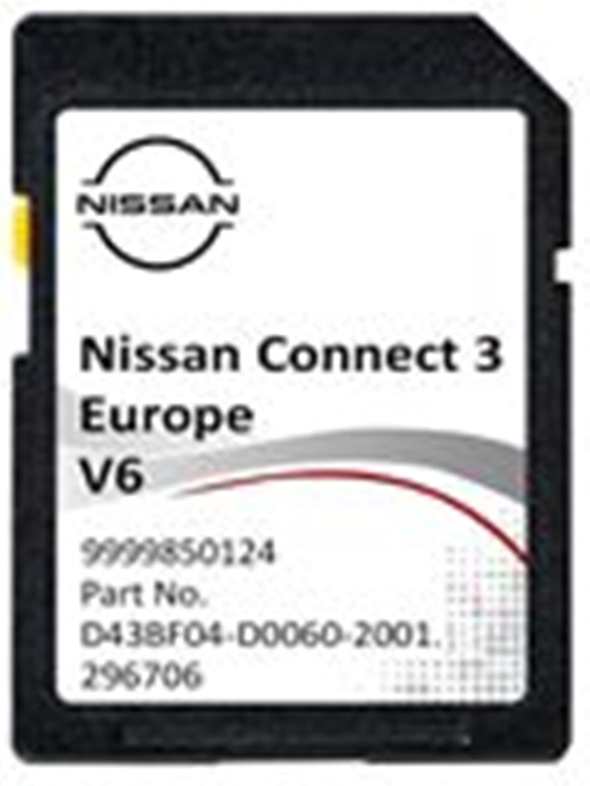 Carte SD Navigation GPS Europe 2022 v7 - (Q1.2021) - D43BF04-D0070-2001 Compatible avec Nissan Connect 3 LCN2