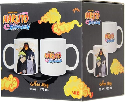 Miniatura 3 de JUST FUNKY Naruto Shippuden Obito Sasuke y Naruto - Taza de café de 16 onzas