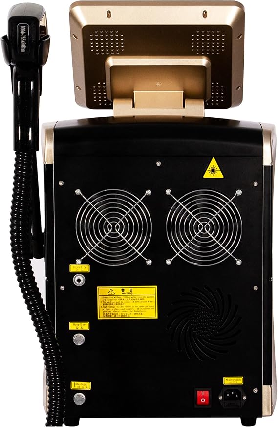 Diode Laser Hair Removal Machine 4000W 808nm Alexandrite 3 Wavelengths Platinum Permanent Odourless Cooling Head Epilator