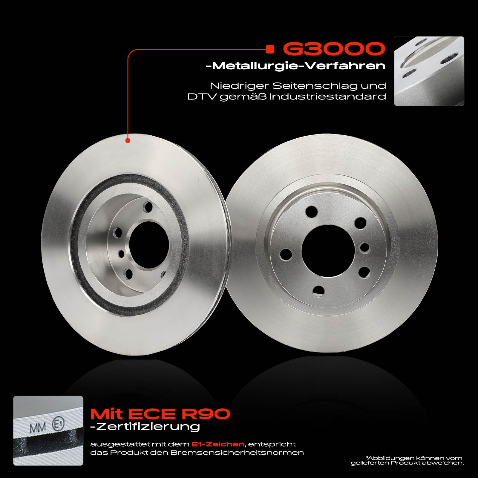 Frankberg 2 discos de freno ventilados de ⌀330 mm 34206790362 34206868936 | trasero; Compatible con: X3 F25, X4 F26