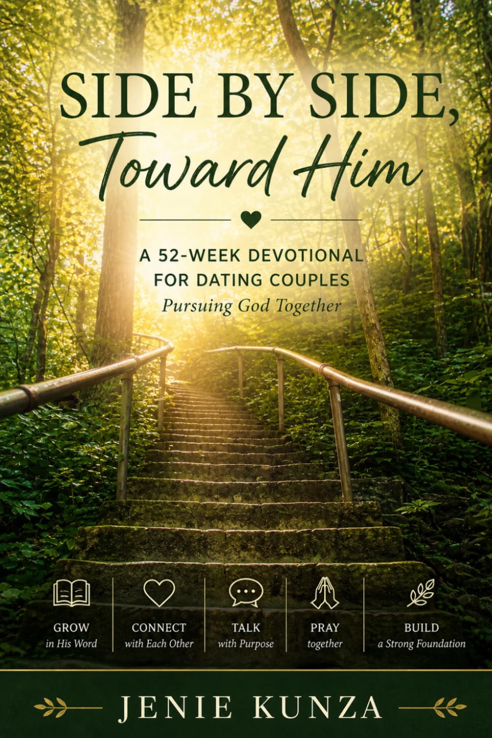 Side By Side, Toward Him: A 52-Week Devotional for Dating Couples Pursuing God Together