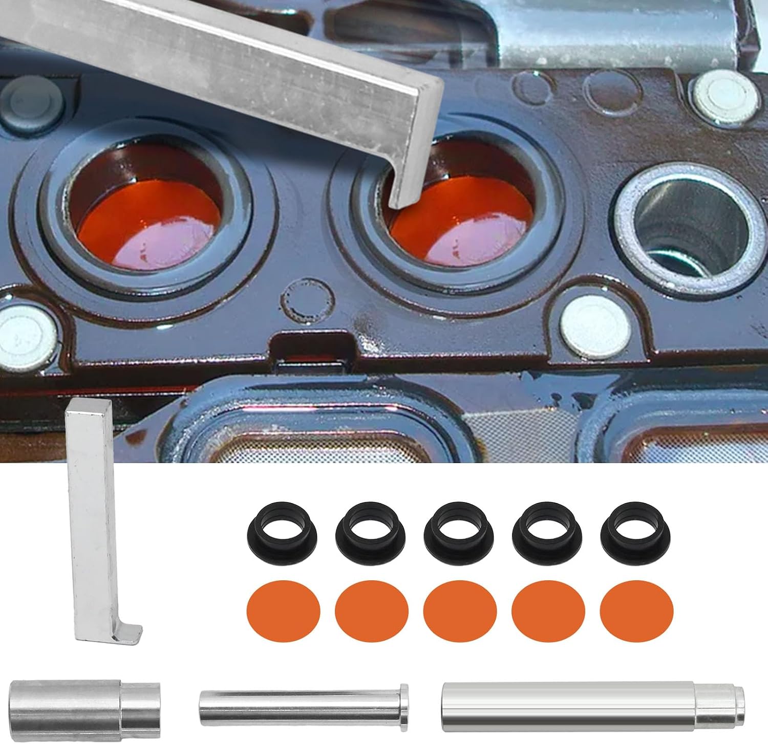 Pressure Switch Installation Tool Kit 124740-TL3 Replacement for GM Transmissions 6L45 6L50 6L80 6L90 & 1st Gen 6T70 6T75, Works with F 124740-30K