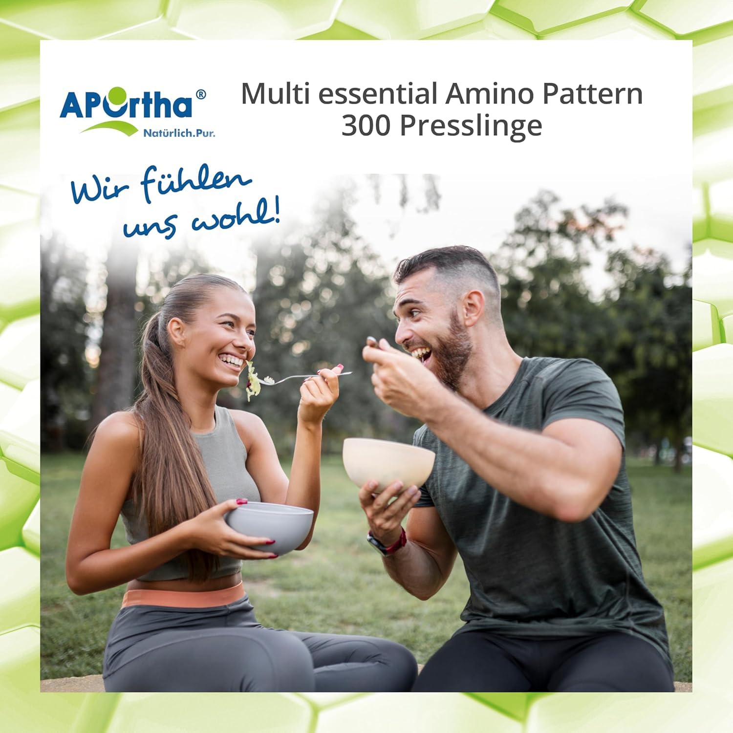 APOrtha® Multi Essential Amino Pattern – 300 Presslinge mit 8 essentiellen Aminosäuren nach Prof. Dr. Lucà-Moretti, ausgewogenes Aminosäuren-Profil, EAA Presslinge, vegan