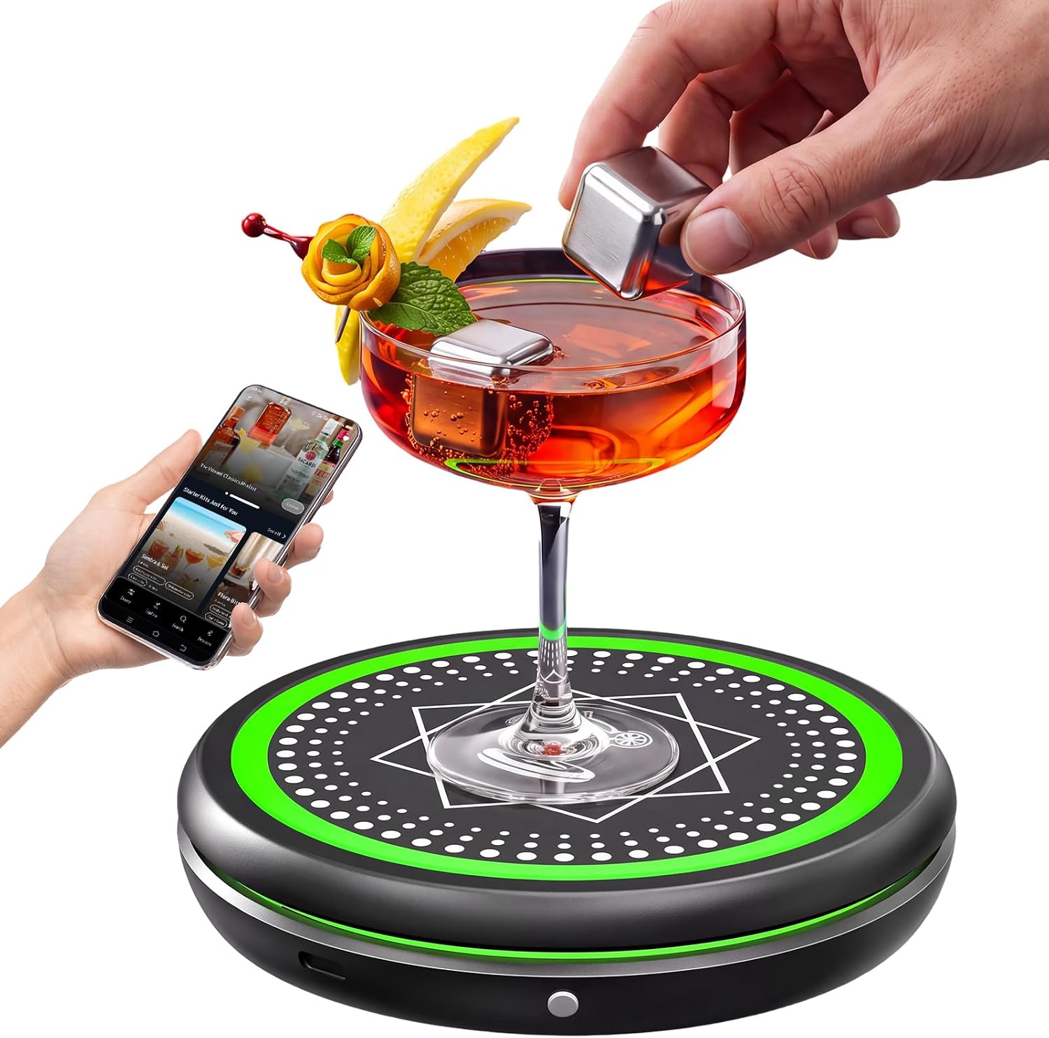 Smart LED Cocktail Maker, APP Wireless Bartender 2200+ Recipes