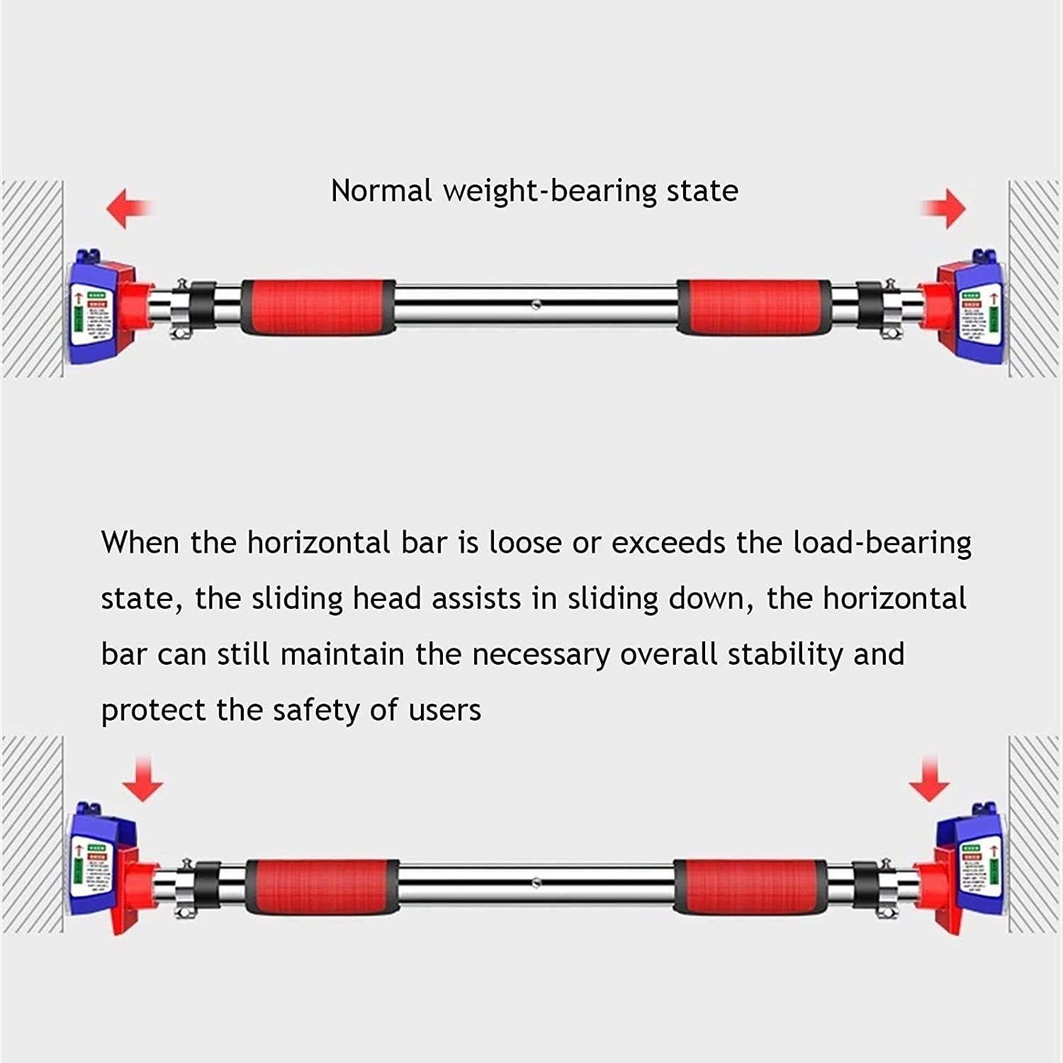 Door Horizontal Bars Adjustable Home Gym Workout Chin Push Up Pull Up Training Bar Sport Fitness Sit-ups Equipments