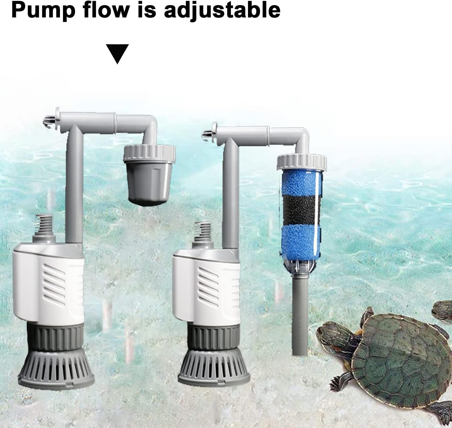 Limpiador De Grava For Acuarios, Kit De Aspiradora For Peceras, Kit De Filtro De Sifón Automático For Acuarios, Filtro De Agua Automático Eficaz For Acuarios For Cambio De Agua, Lavado De Arena(20w)