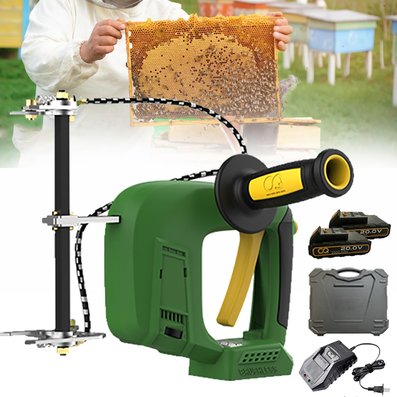 Shaker électrique pour ruche idéal pour faciliter la récolte de miel aux fermes