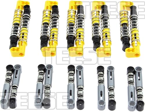 Miniatura 2 de 20 piezas de amortiguador compatibles con piezas técnicas, piezas de repuesto de 6L/9.5L MOC para automóvil, camión, rueda (color aleatorio)