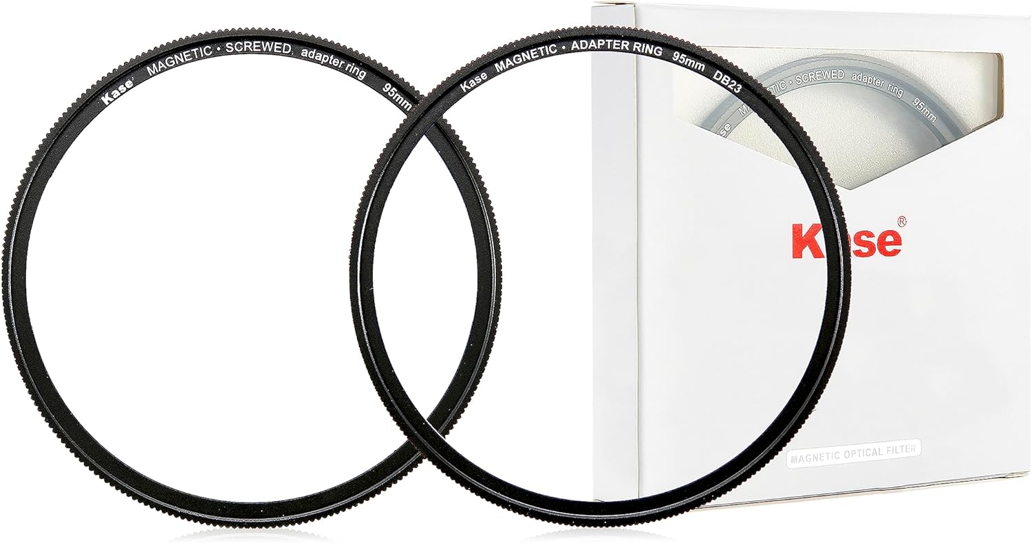 Kase 95mm DIY Adapter Kit Converts Conventional Screw-in Filter to Magnetic