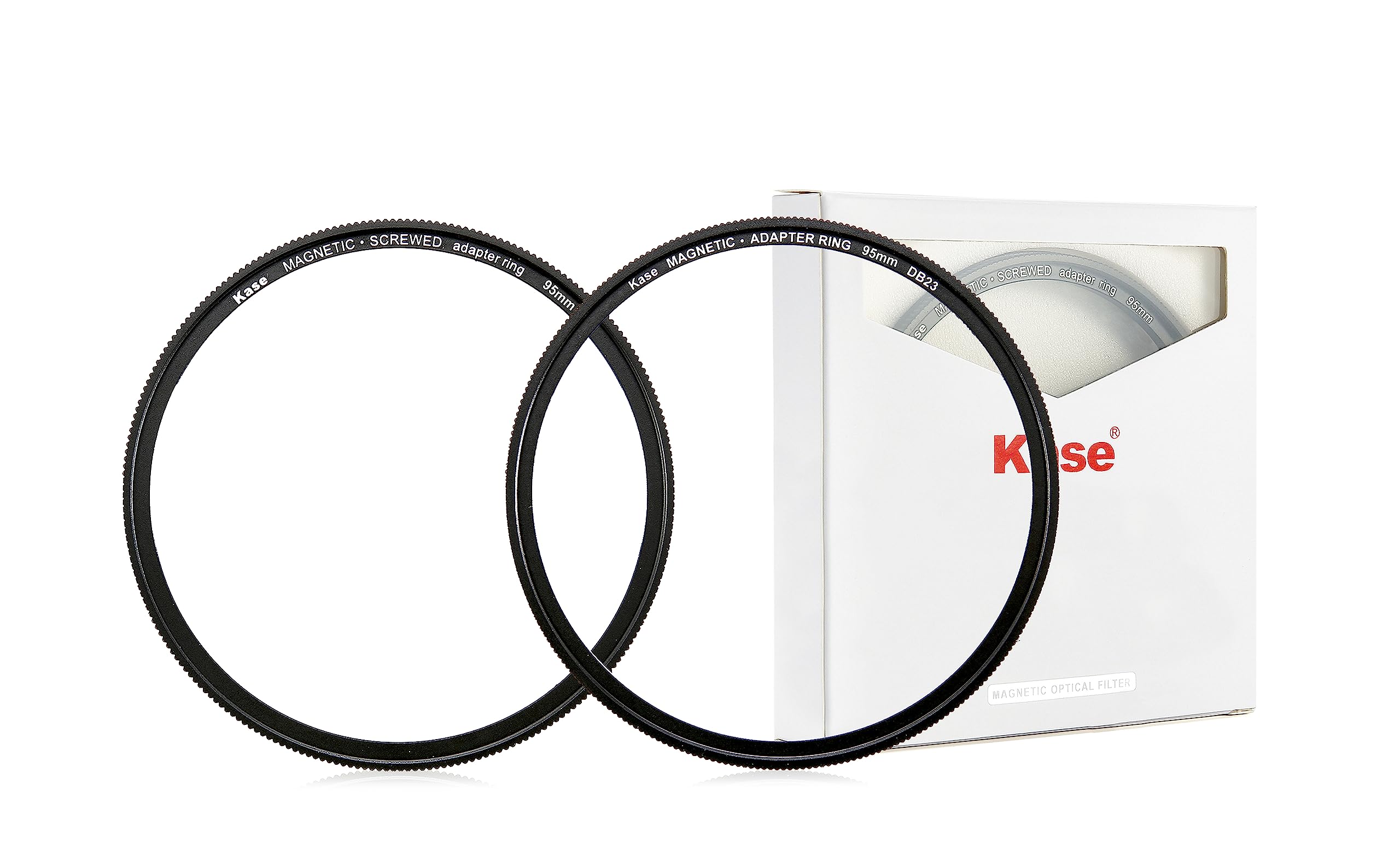 Kase Kit de adaptador de 95 mm que convierte el filtro atornillado convencional a magnético