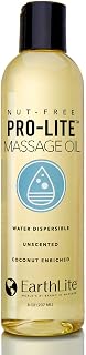 EARTHLITE Massage Oil PRO-LITE – Plant-Based, Nut-Free, Unscented, High Performing