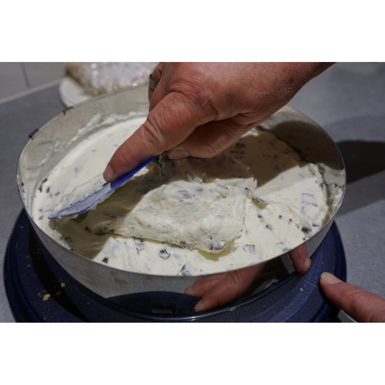 Schaber Schlesinger Standart Teigschaber Teigspachtel aus flexiblem Polypropylen HACCP IFS lebensmittelecht mit Fingerloch 120°C Hitzebeständig (Maße: 146 x 98 x 1,65 mm)
