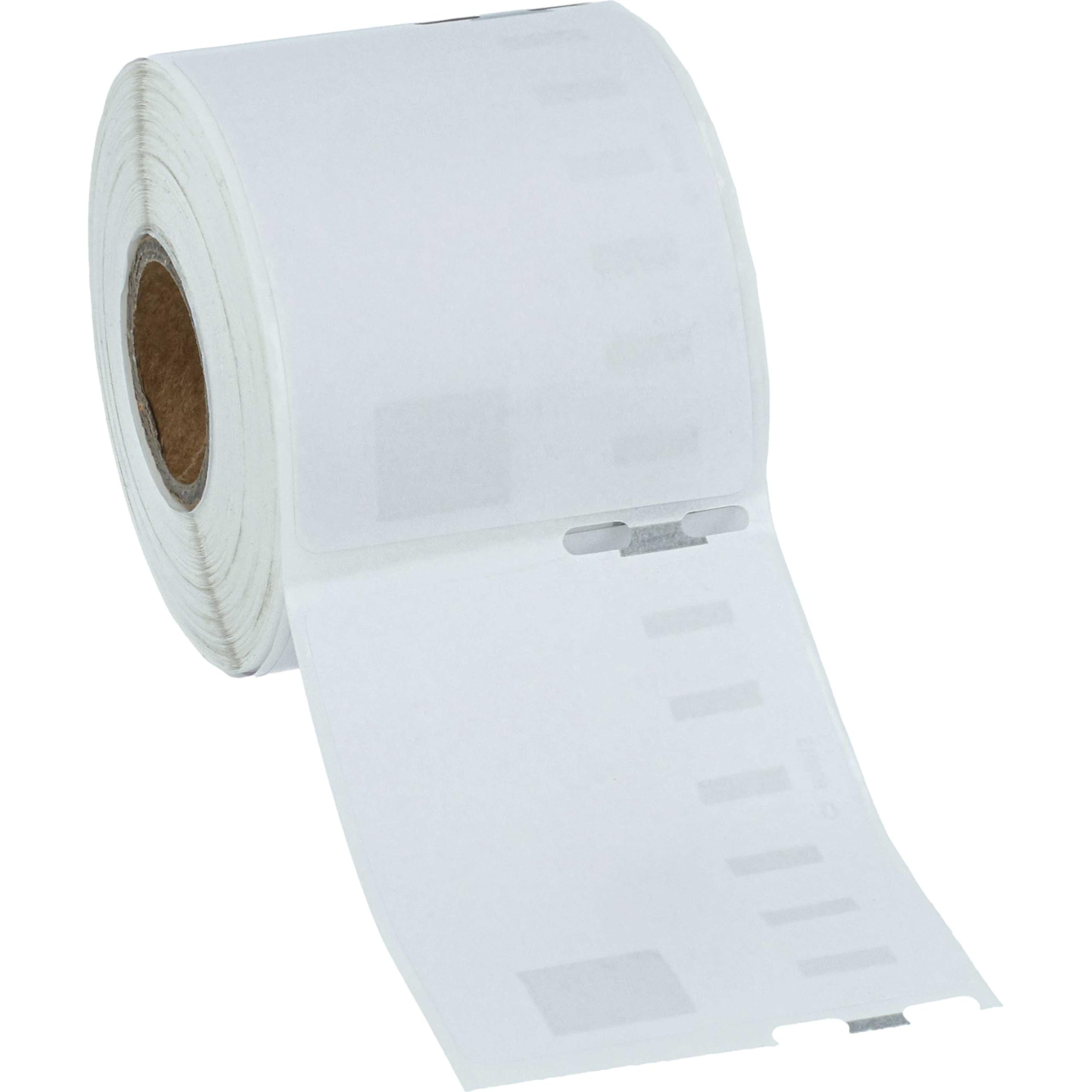 vhbw 50x rotolo etichette 54mm x 70mm (320 etichette) compatibile con Dymo LabelWriter 400 Turbo, EL40, EL60 Turbo etichettatrice bianco