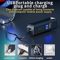 Vista 8 de Luces de bicicleta, luces LED recargables por USB, potentes luces LED para bicicleta, luz delantera y trasera súper brillante, juego de luces