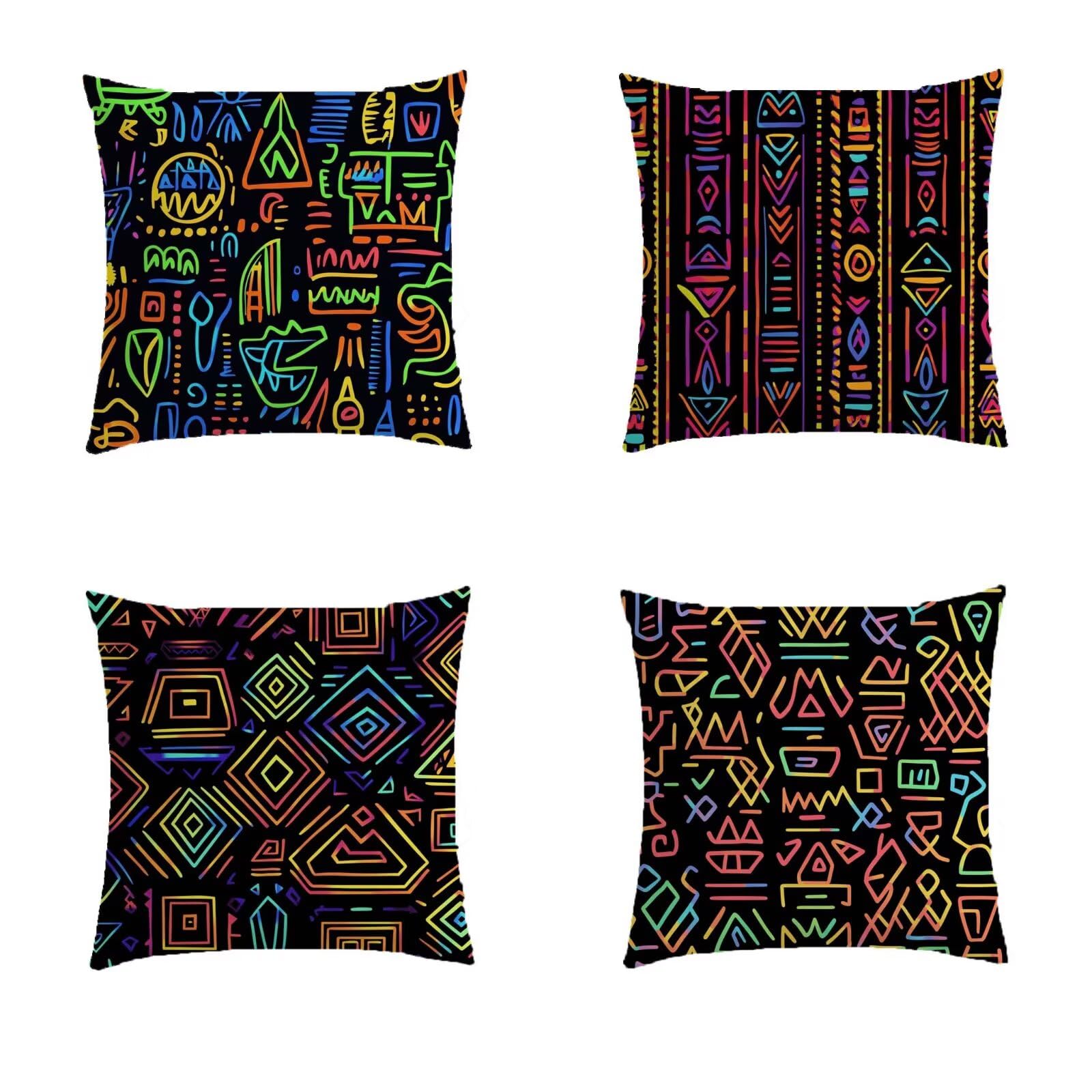 Housse de coussin 80x80cm égypte pour un salon de jardin moderne