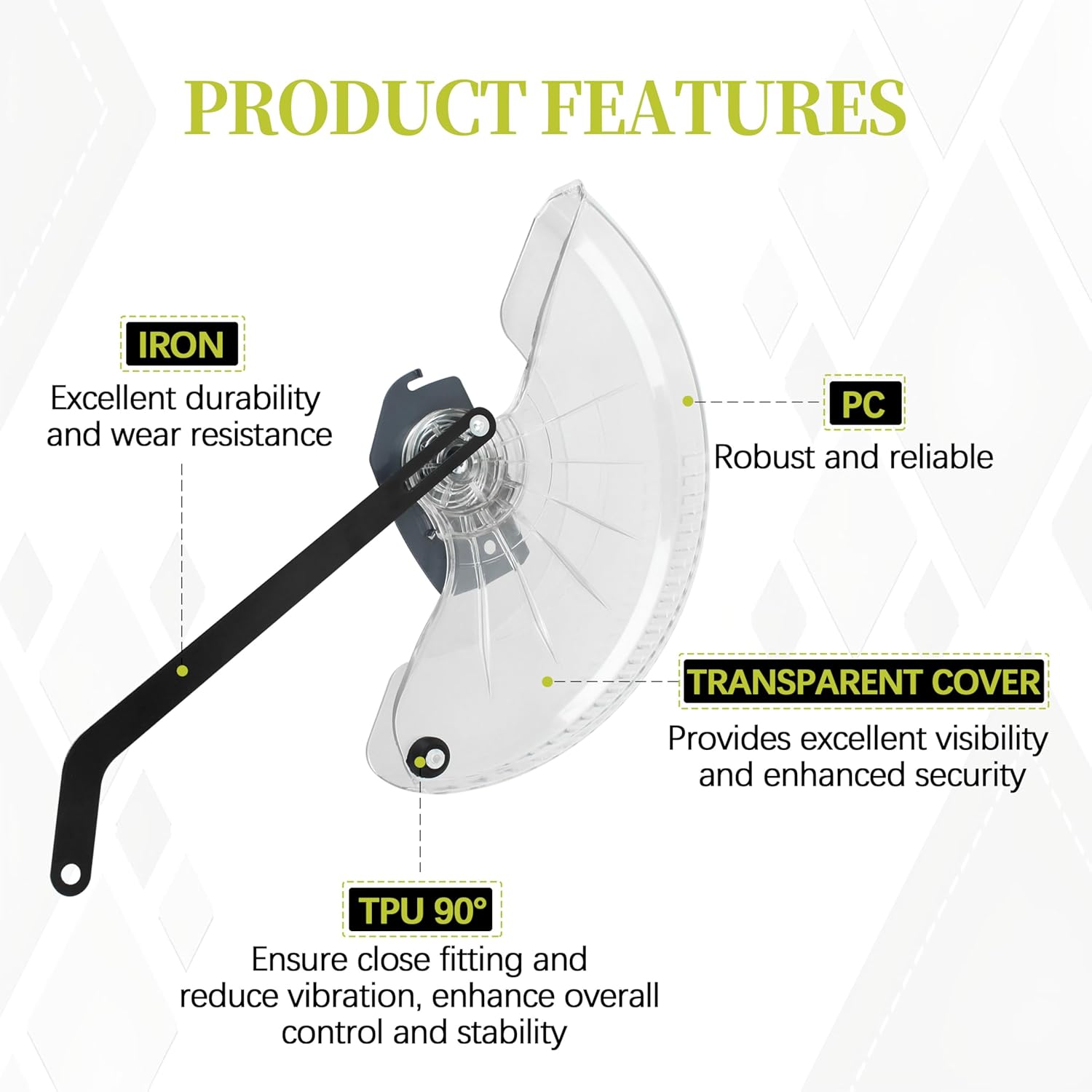 089240023710 Miter Saw Blade Guard for Ryobi TSS121, TSS121T, TSS120L 12" Miter Saw Lower Blade Guard 1 Pcs