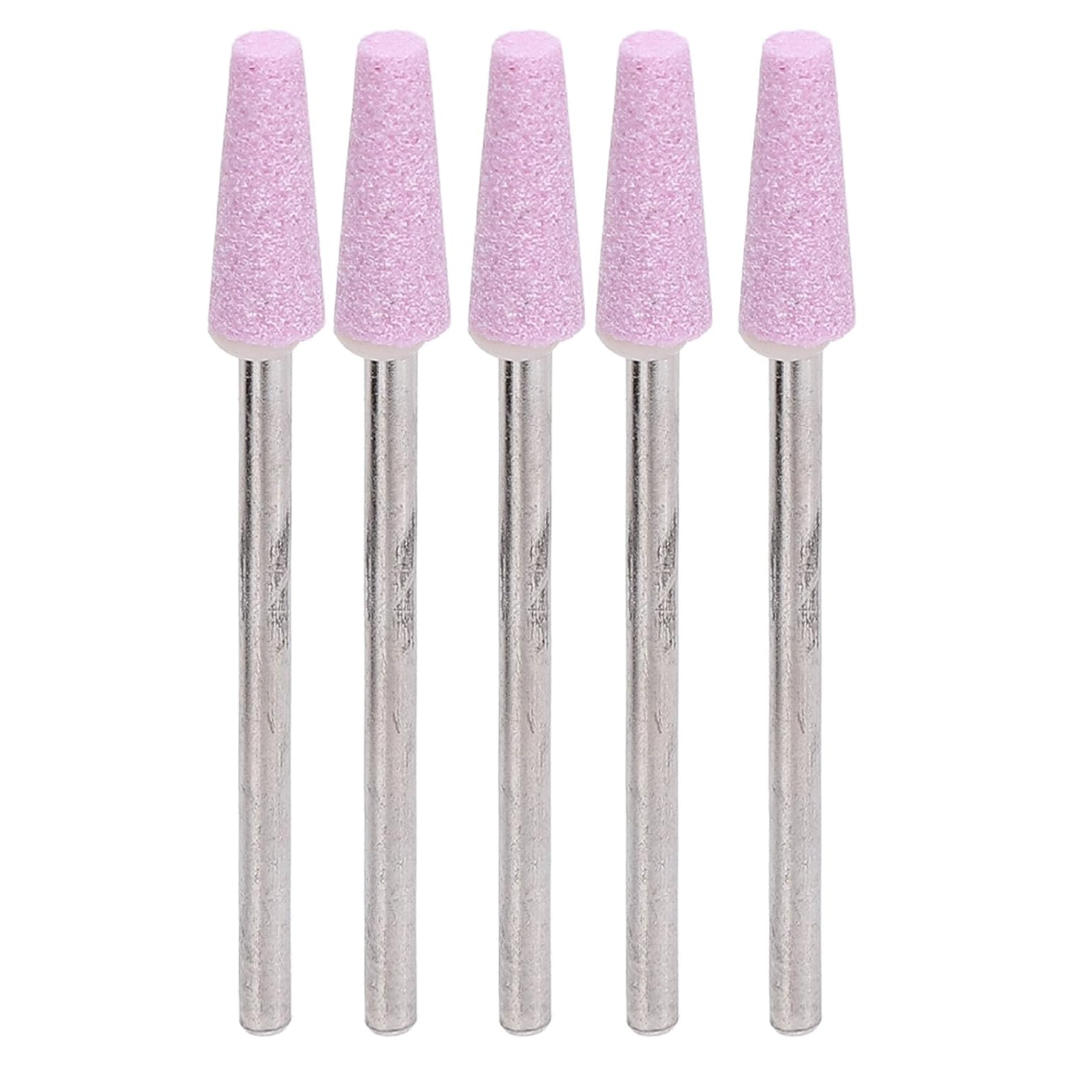 100 Pcs Quartz Nail Drill Bits Professional Cuticle Remover Tool with Container for Manicure Pedicure