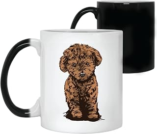 Cute Brown Poodle Dog Gift for Dog Lovers Gift Idea for Dog Owners 11oz 15oz Color Changing Mug