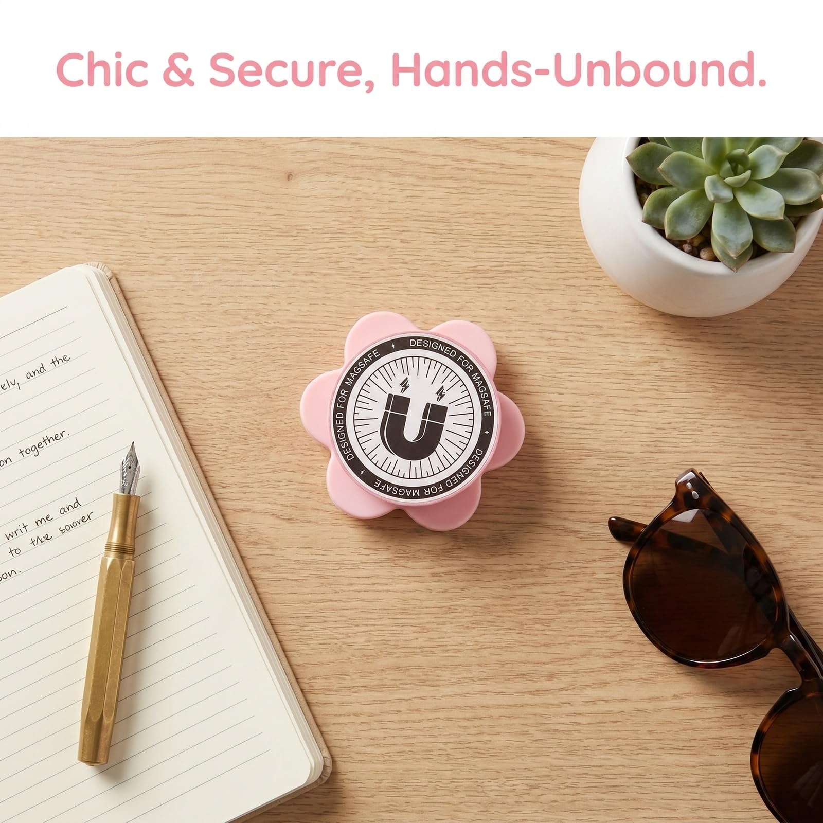 Handy Saugnapf Halterung Magnet Handyhalterung Niedlicher Katzenpfotenhalter Magnetische Handyhalterung Magnet Phone Holder Kompatibel mit iPhone und Android für Dusche TikTok Videos Selfies (Rosa)