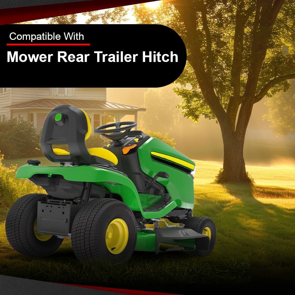 CROSSDESIGN 6" Lawn Mower Drop Down Hitch Heavy Duty Universal Fit for Zero Turn Mowers Lawn Mower 4" 5" 6" Holes