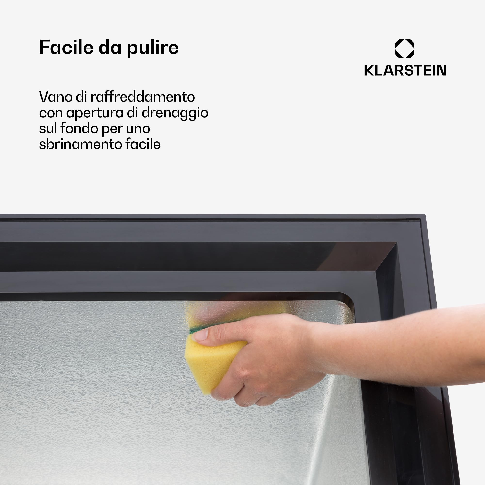 Klarstein Mini Congelatore a Pozzetto Piccolo, Alta Efficienza Energetica, Mini Congelatore Piccolo a Pozzetto Compatto con Cestello Rimovibile, Mini Freezer Congelatore per Casa e Ufficio, 51L
