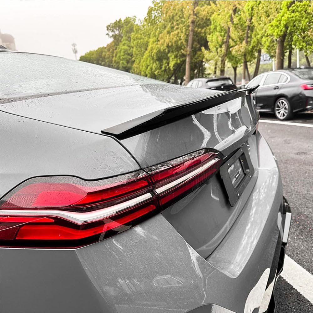 MCARCAR KIT Gloss Black Rear Trunk Spoiler for BMW 5 Seires i5 G60 G61 525i 530i M Sport 2024 2025 ABS Rear Car Rear Trunk High-Kick Tail Spoiler Wing Lip Car Accessories