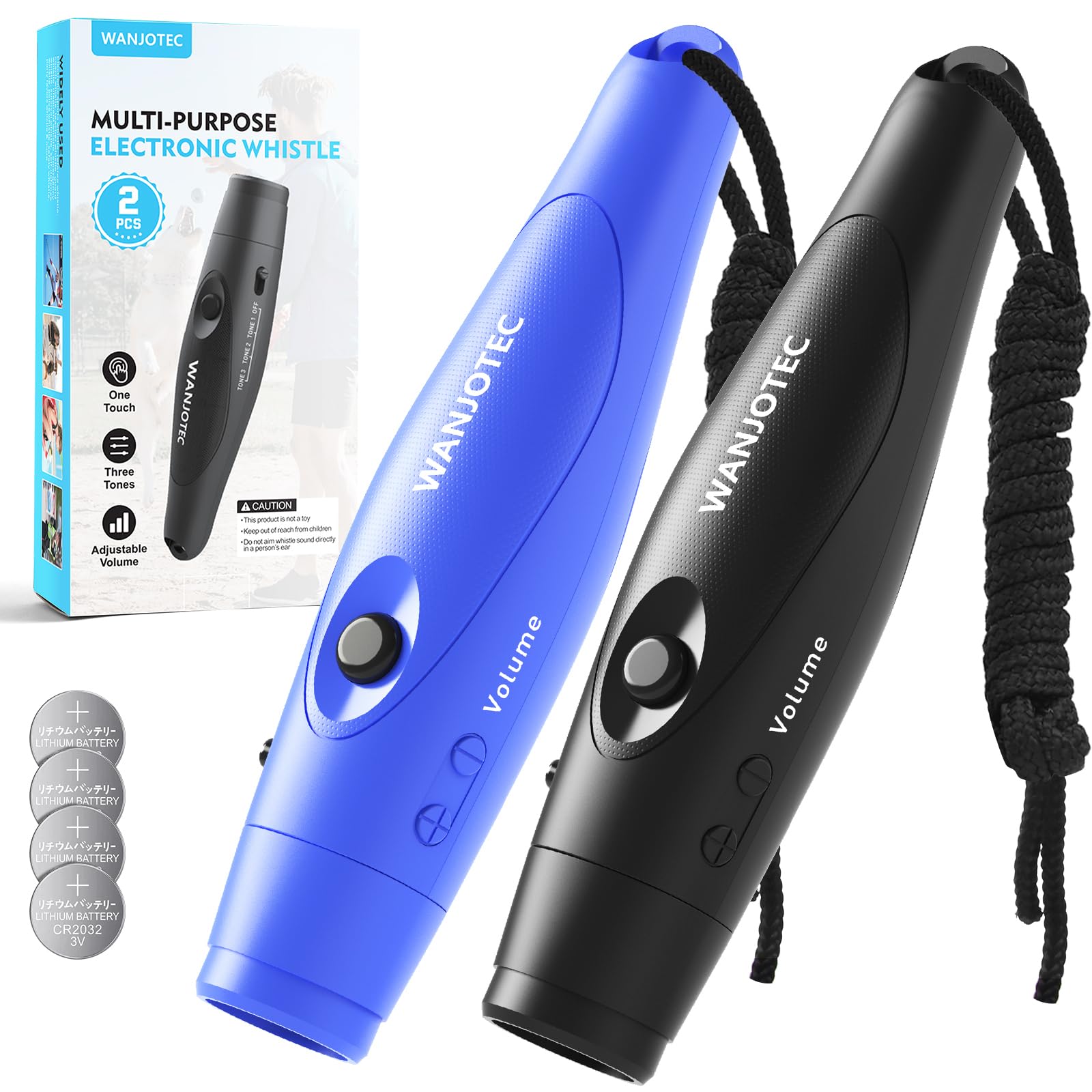 Sifflet électronique Entraîneur - 3 Modes, Lanière, Piles AA, Pour Sports (foot, Basket, Volley) Et Gestion De Groupe