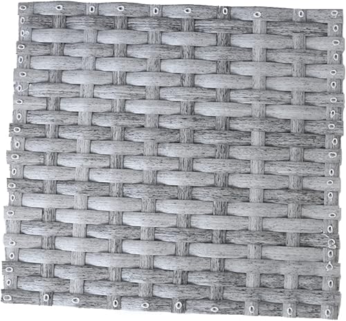 Miniatura 7 de Queenbox Material de reparación de mimbre de plástico PE de 0.315 in x 32.8 pies, muebles tejidos de ratán plano para silla de reparación de punto,