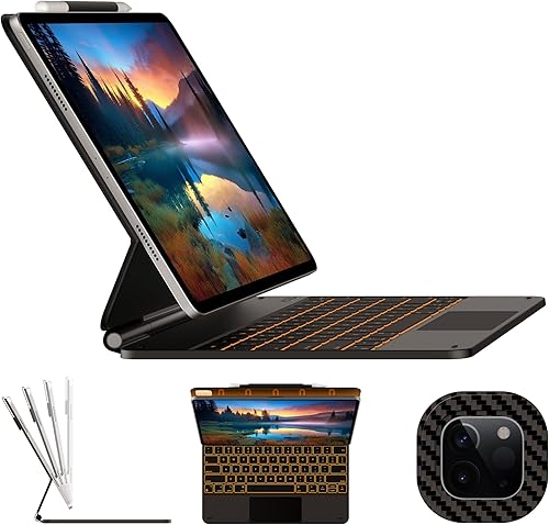 Miniatura 70 de typecase Funda de teclado Edge para iPad Air de 13 pulgadas (M3/M2, 2025/2024) y iPad Pro de 12.9 pulgadas (6ª/5ª/4ª/3ª generación), teclado mágico