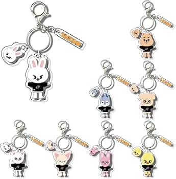 Lot De 2 Porte-Clés Stray Kids SKZOO - Porte-Clés Acrylique Fans Kpop - Cadeau Pour STAY - 5