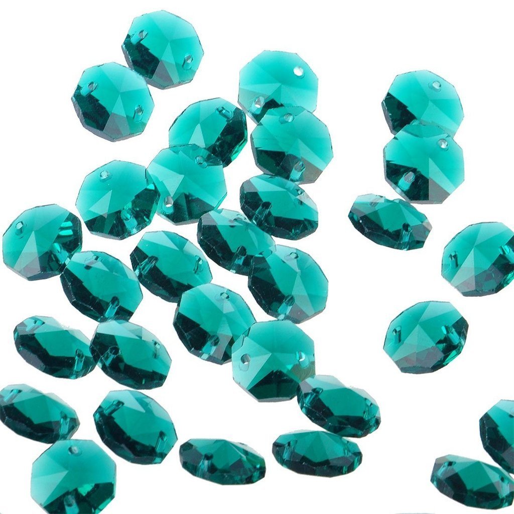 Sol se aferran® perlas de cristal 14 mm octogonal, 100 unidades
