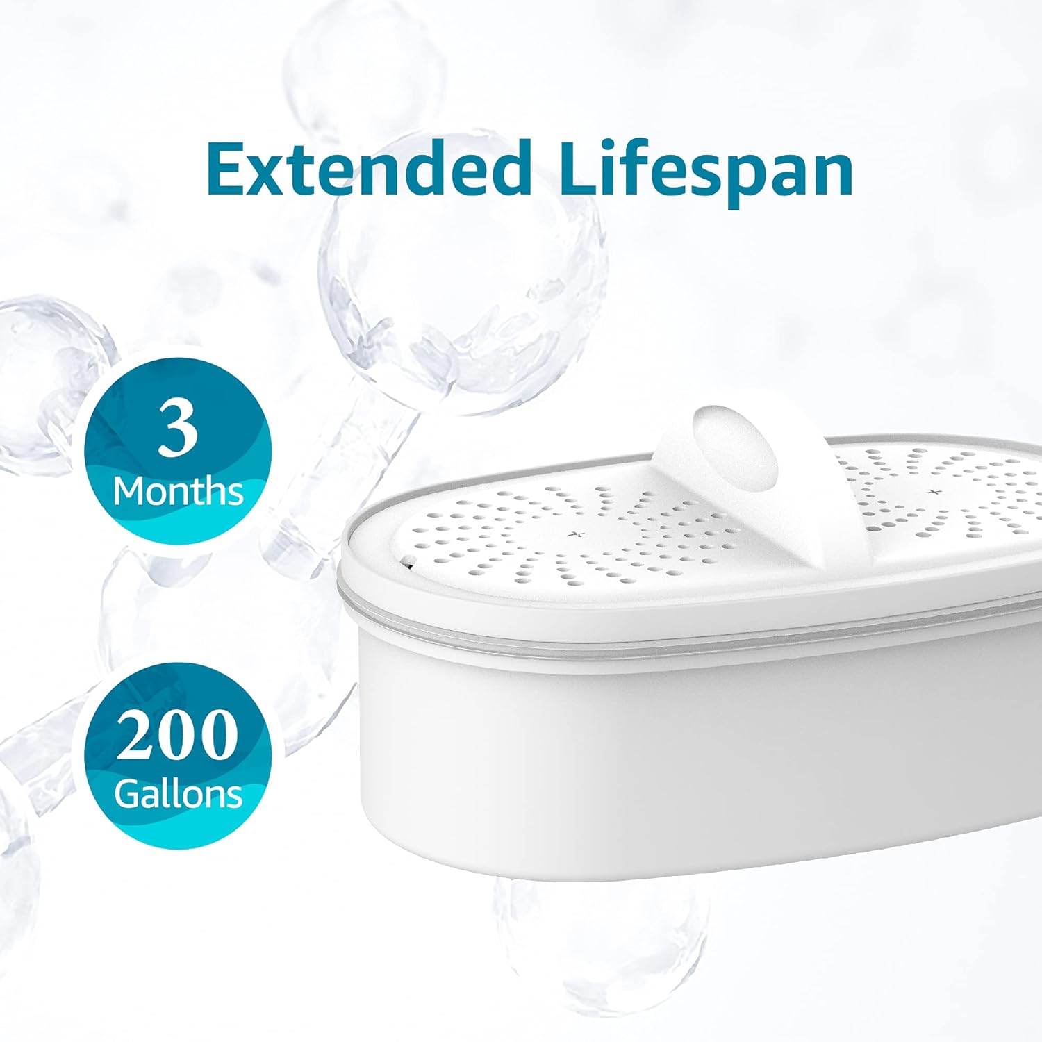 AQUA CREST AQK-PF-01A Plus Replacement Filters for All Waterdrop Pitcher Filtration System, Last Up to 3 Months or 200 gallons (Pack of 3) : Tools & Home Improvement